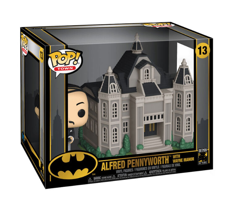 Funko POP! Town Heroes: DC Comics - Alfred Pennyworth with Wayne Manor - English Edition