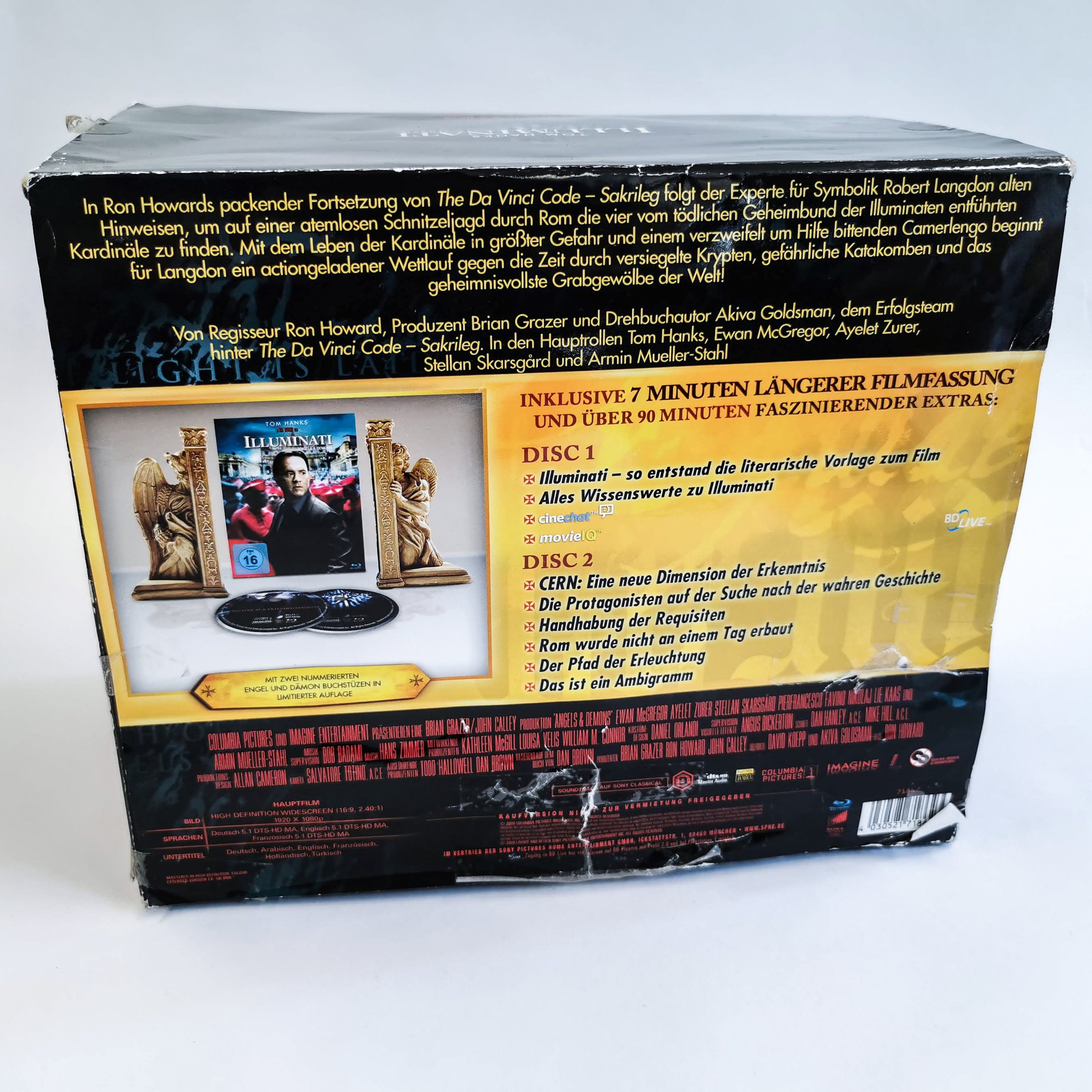 Illuminati (2-Disc Extended Version Blu-Ray inkl. Buchstützen)