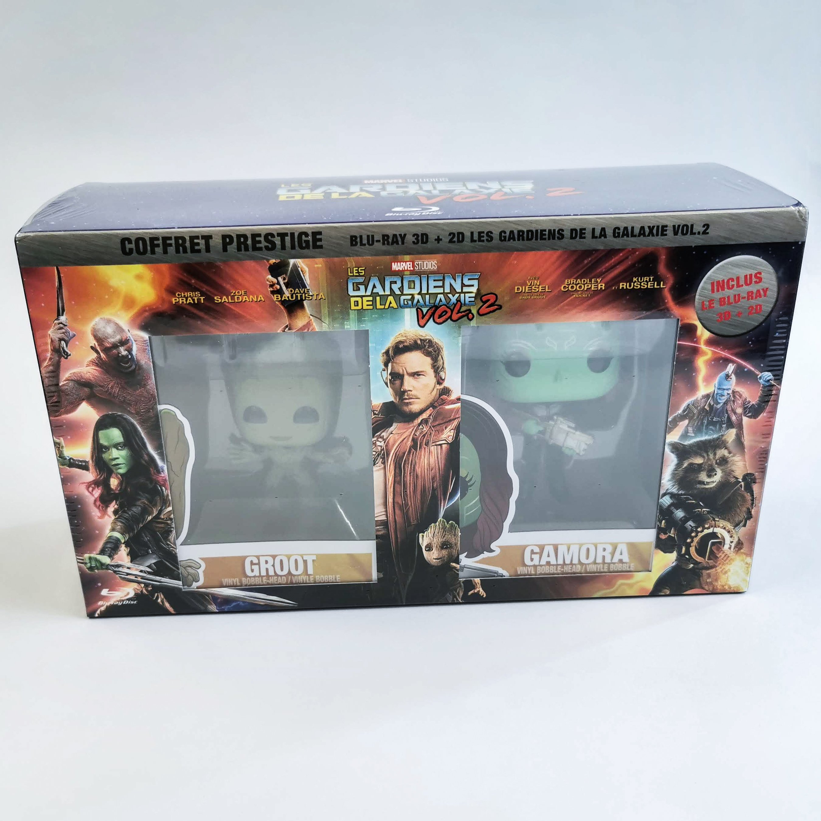Guardians of the Galaxy: Coffret Prestige (Blu-ray 3D + 2D + 2 Funko Pop Figuren)